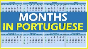 Months Of The Year In Portuguese